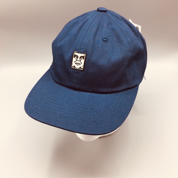 OBEY Andre the Giant Navy Adjustable Hat